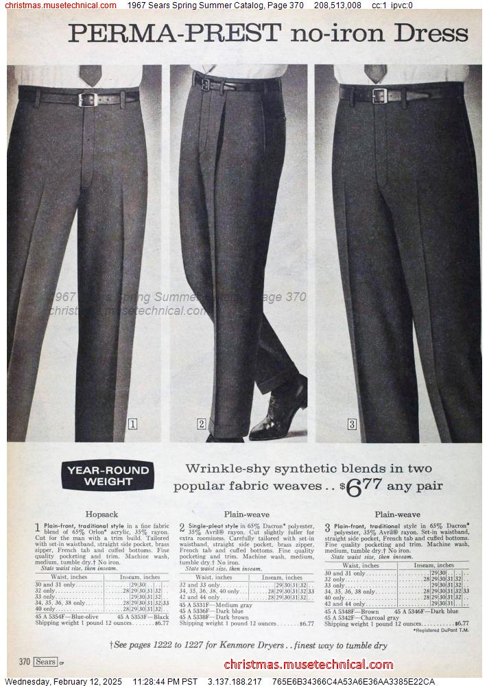 1967 Sears Spring Summer Catalog, Page 370