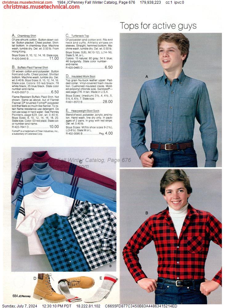 1984 JCPenney Fall Winter Catalog, Page 676