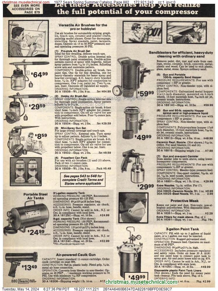 1977 Sears Spring Summer Catalog, Page 882