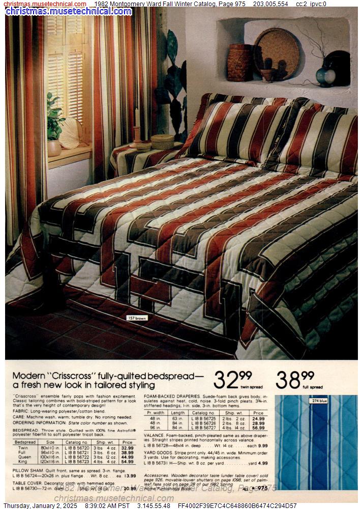 1982 Montgomery Ward Fall Winter Catalog, Page 975