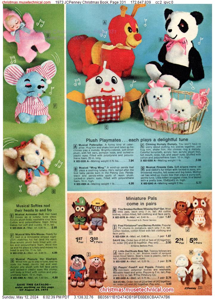1973 JCPenney Christmas Book, Page 331