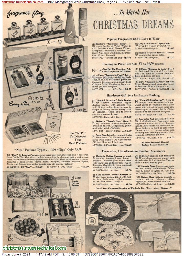 1961 Montgomery Ward Christmas Book, Page 140