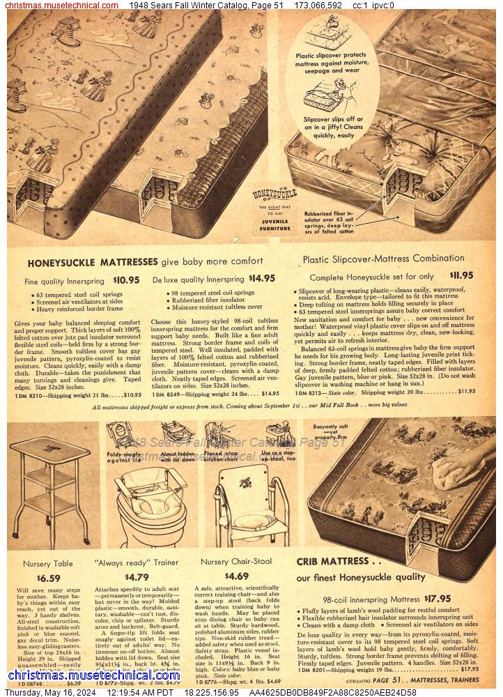 1948 Sears Fall Winter Catalog, Page 51