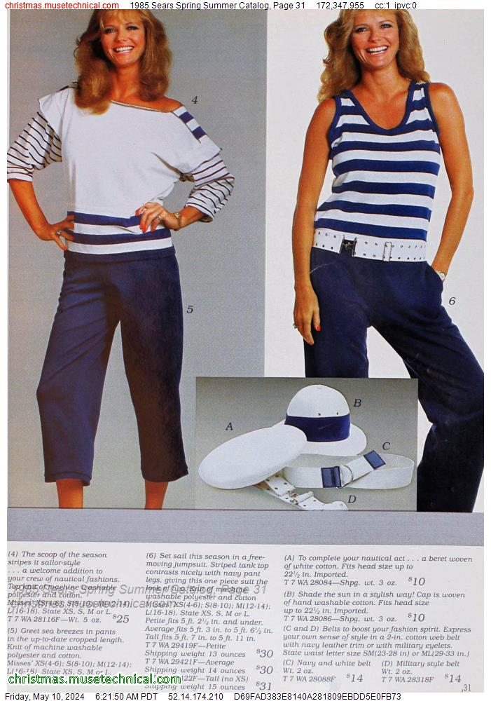1985 Sears Spring Summer Catalog, Page 31