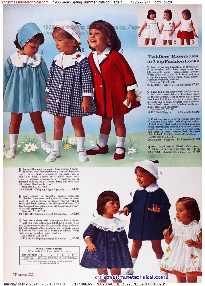 1966 Sears Spring Summer Catalog, Page 433