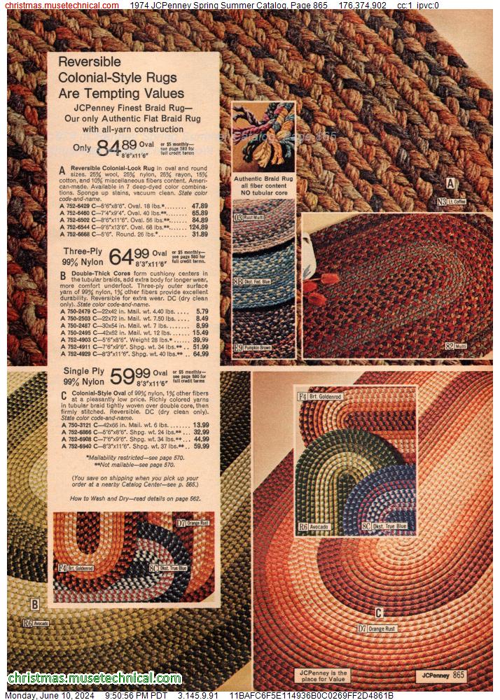 1974 JCPenney Spring Summer Catalog, Page 865
