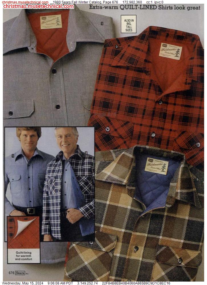 1980 Sears Fall Winter Catalog, Page 676