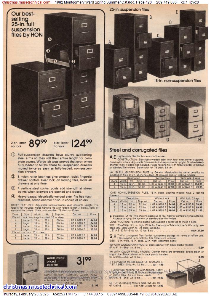 1982 Montgomery Ward Spring Summer Catalog, Page 420