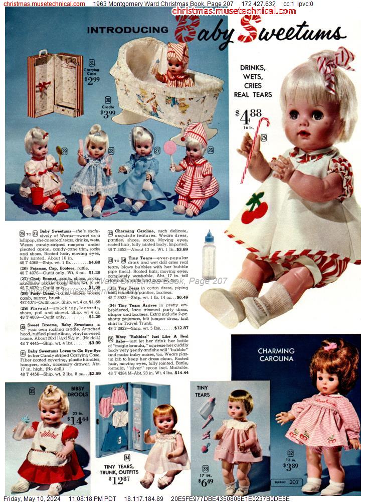 1963 Montgomery Ward Christmas Book, Page 207