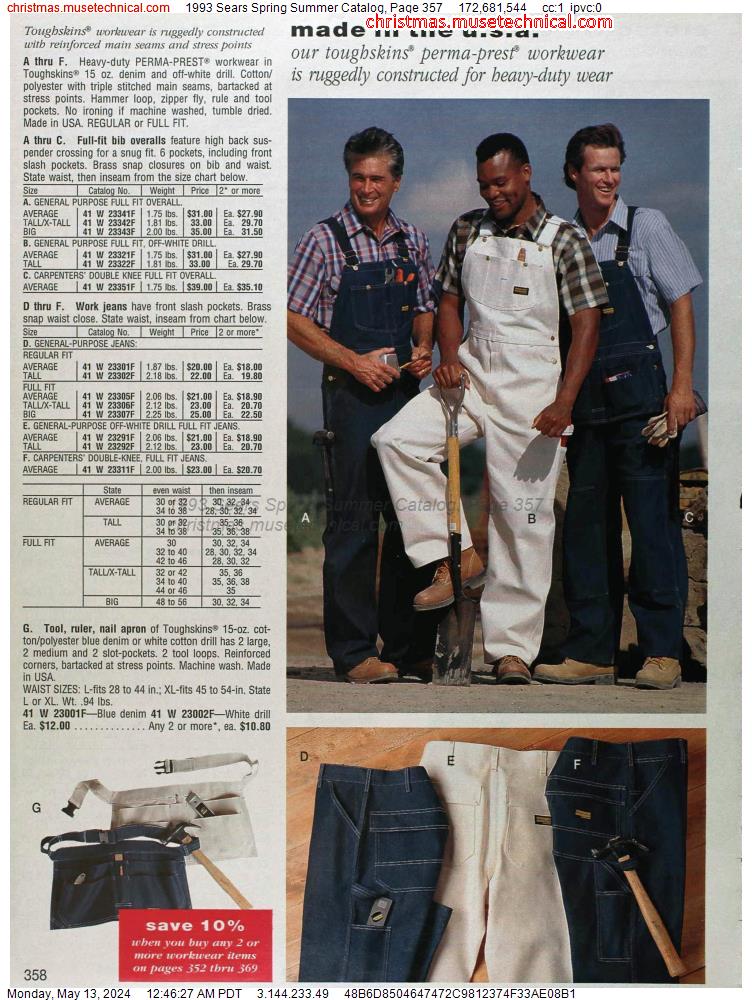 1993 Sears Spring Summer Catalog, Page 357