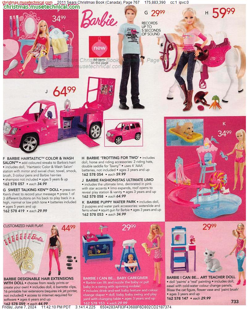 2011 Sears Christmas Book (Canada), Page 767