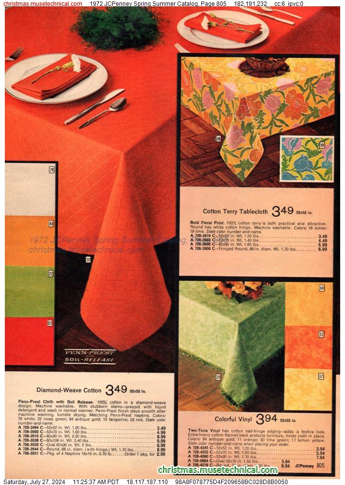 1972 JCPenney Spring Summer Catalog, Page 805