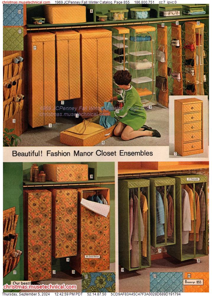 1969 JCPenney Fall Winter Catalog, Page 855 - Catalogs & Wishbooks