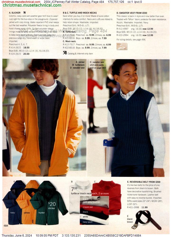 2004 JCPenney Fall Winter Catalog, Page 484