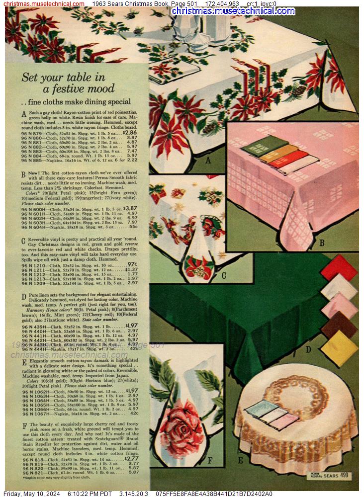 1963 Sears Christmas Book, Page 501