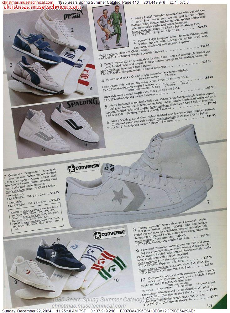 1985 Sears Spring Summer Catalog, Page 410