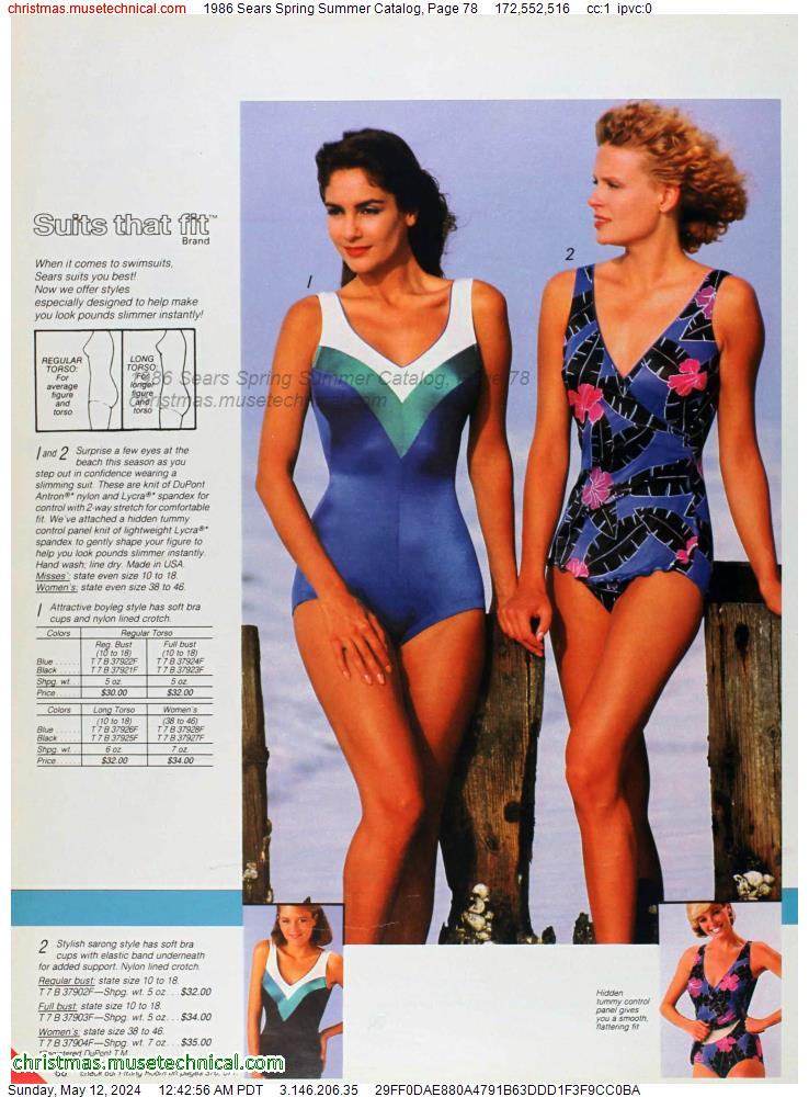1986 Sears Spring Summer Catalog, Page 78