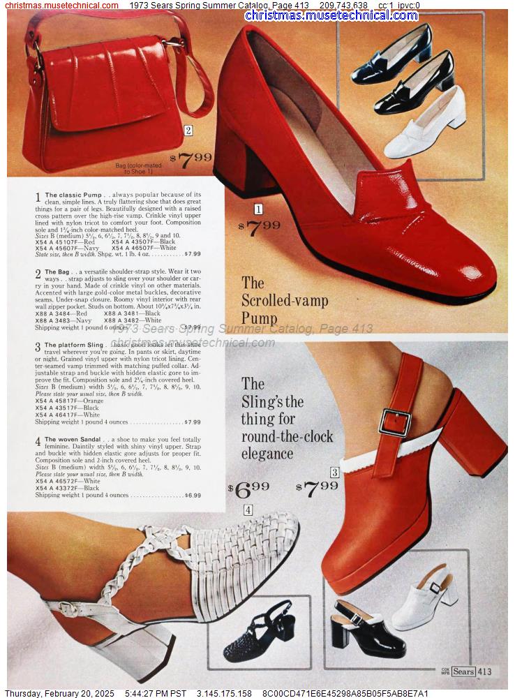 1973 Sears Spring Summer Catalog, Page 413