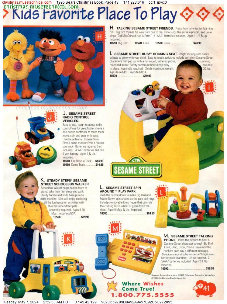 1995 Sears Christmas Book, Page 43