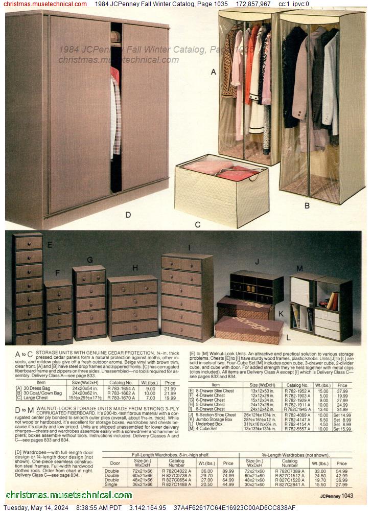 1984 JCPenney Fall Winter Catalog, Page 1035