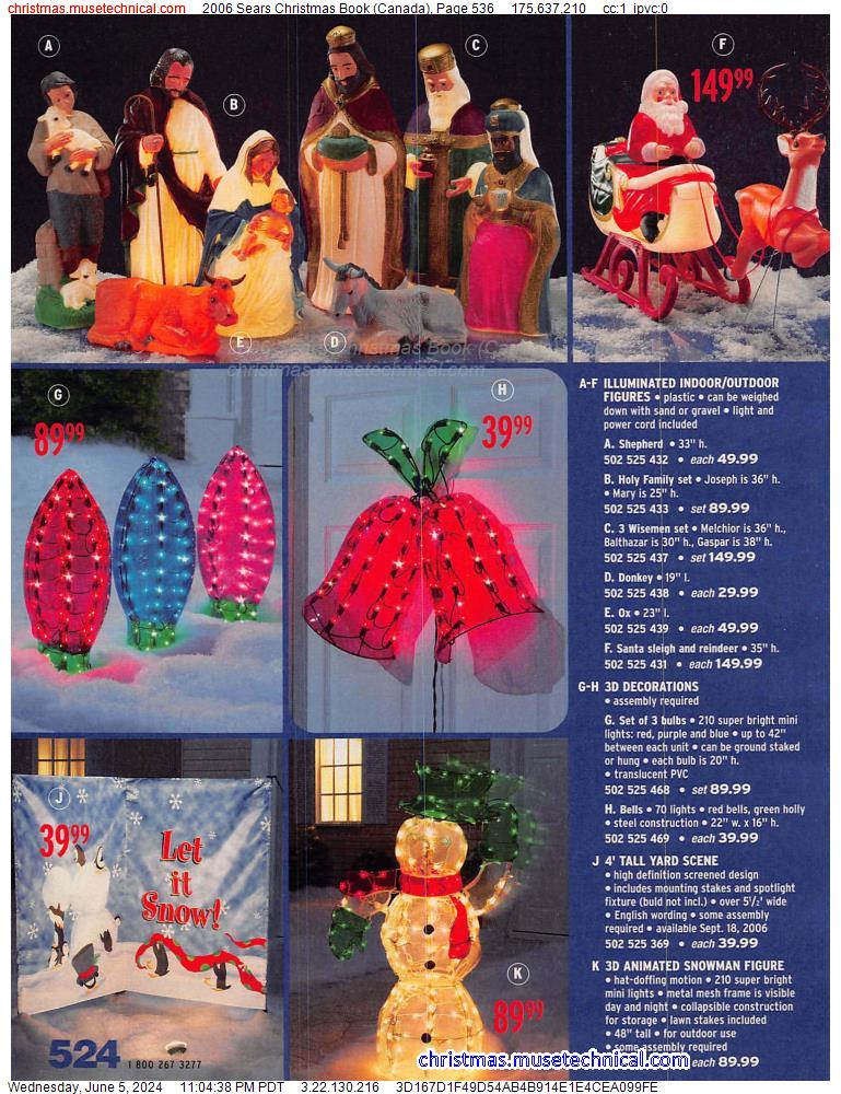 2006 Sears Christmas Book (Canada), Page 536