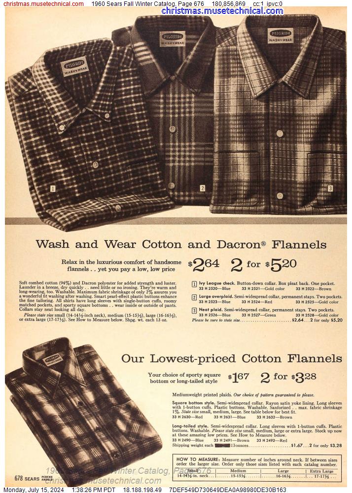 1960 Sears Fall Winter Catalog, Page 676