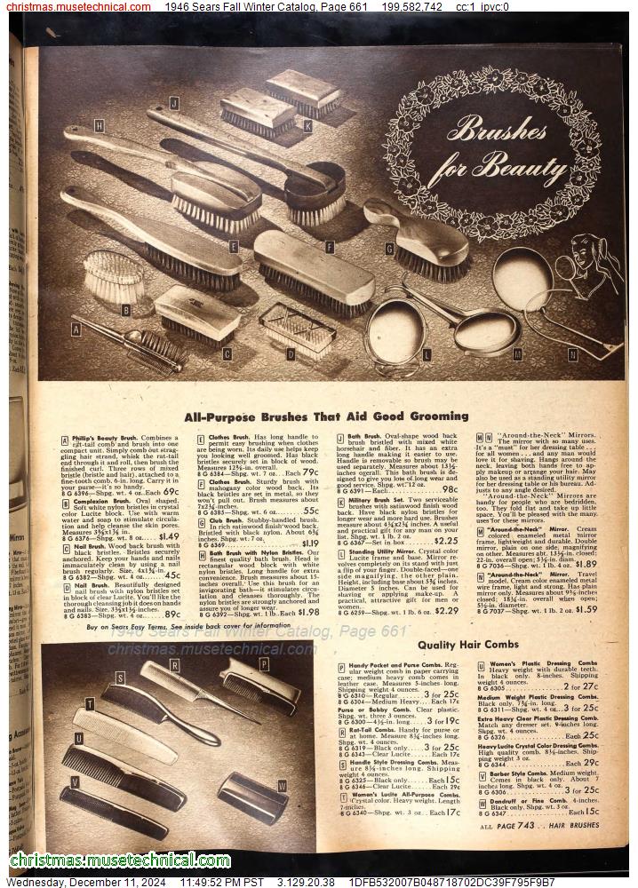 1946 Sears Fall Winter Catalog, Page 661