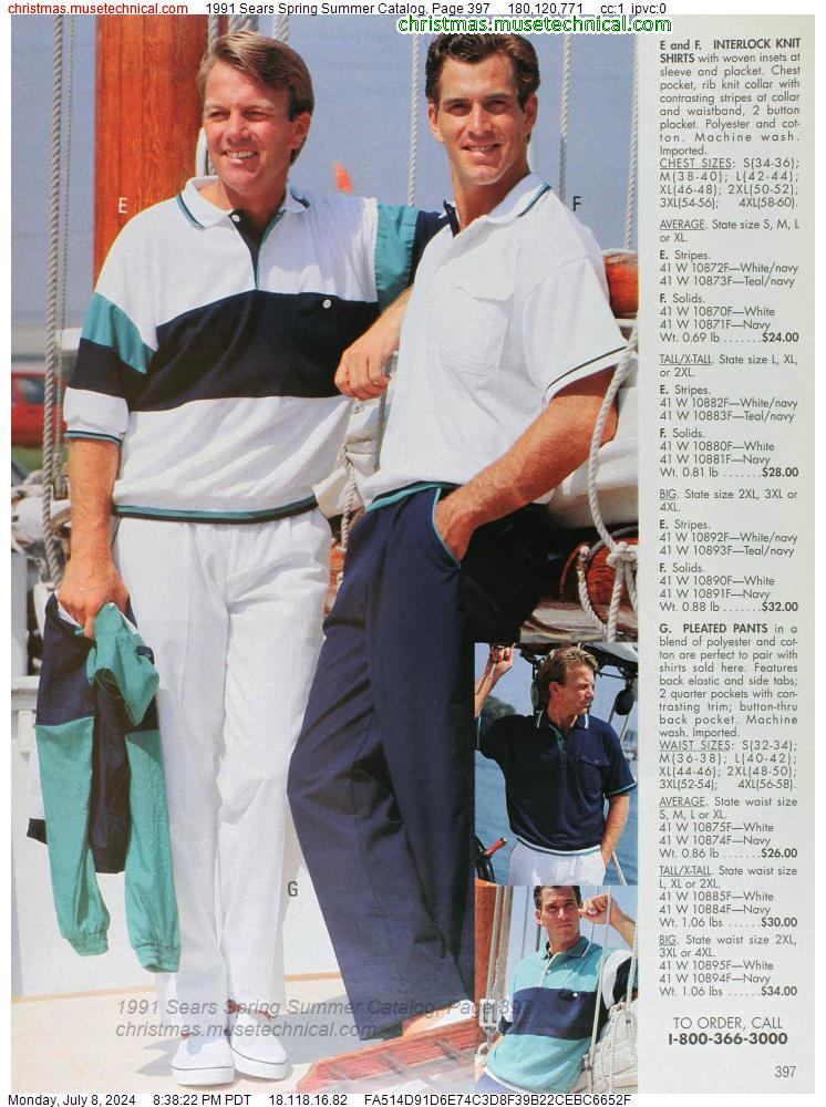 1991 Sears Spring Summer Catalog, Page 397