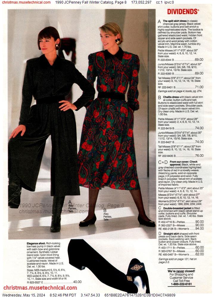 1990 JCPenney Fall Winter Catalog, Page 8