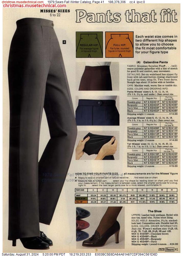 1979 Sears Fall Winter Catalog, Page 41