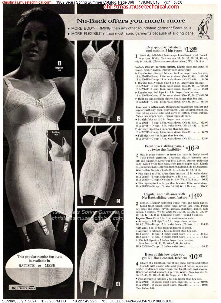1969 Sears Spring Summer Catalog, Page 368