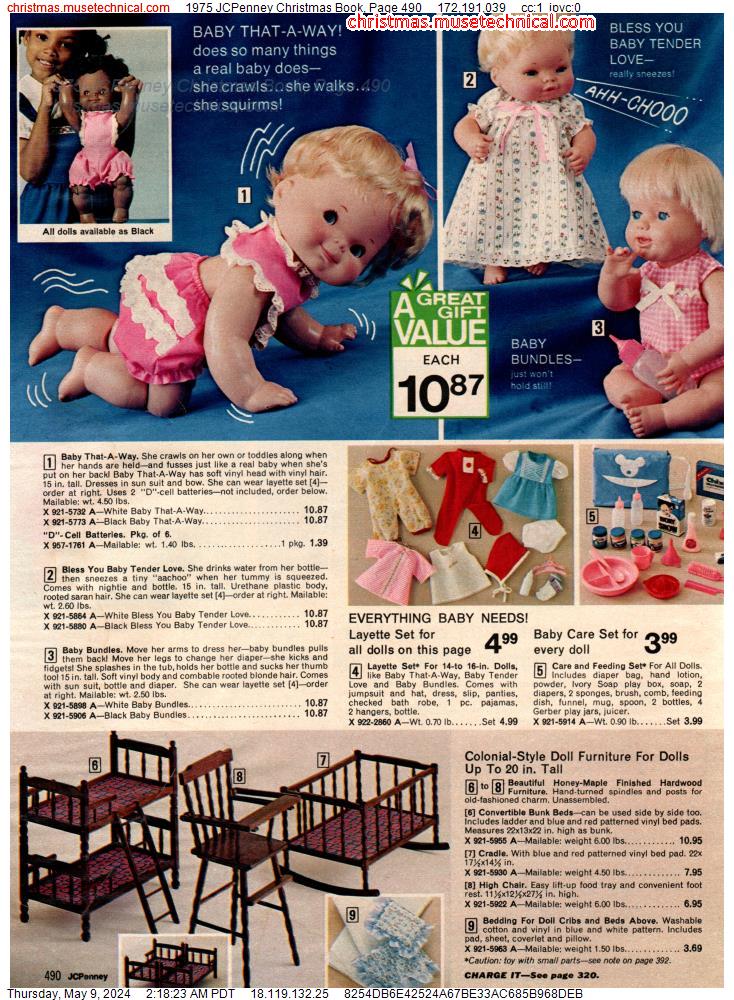 1975 JCPenney Christmas Book, Page 490