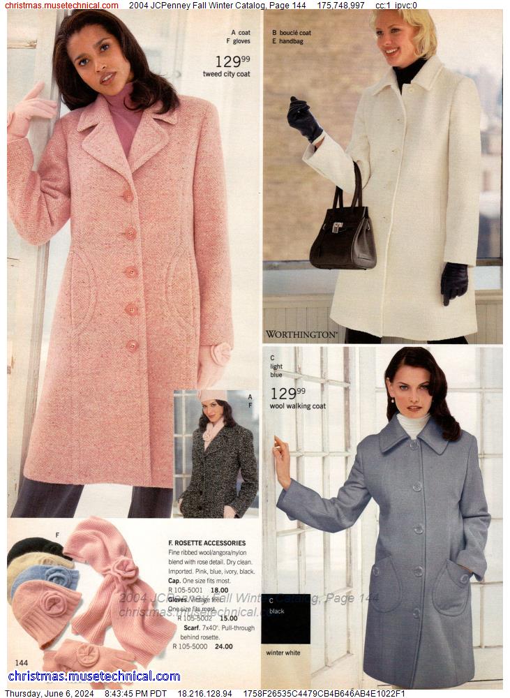 2004 JCPenney Fall Winter Catalog, Page 144