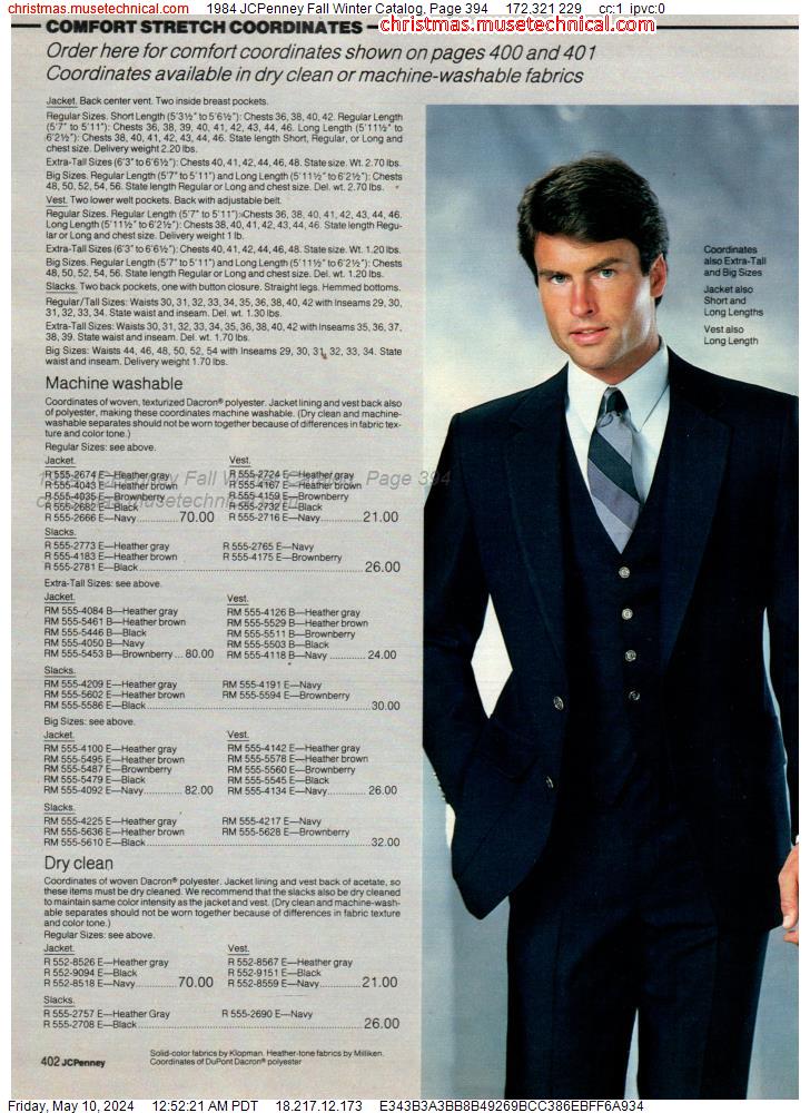 1984 JCPenney Fall Winter Catalog, Page 394