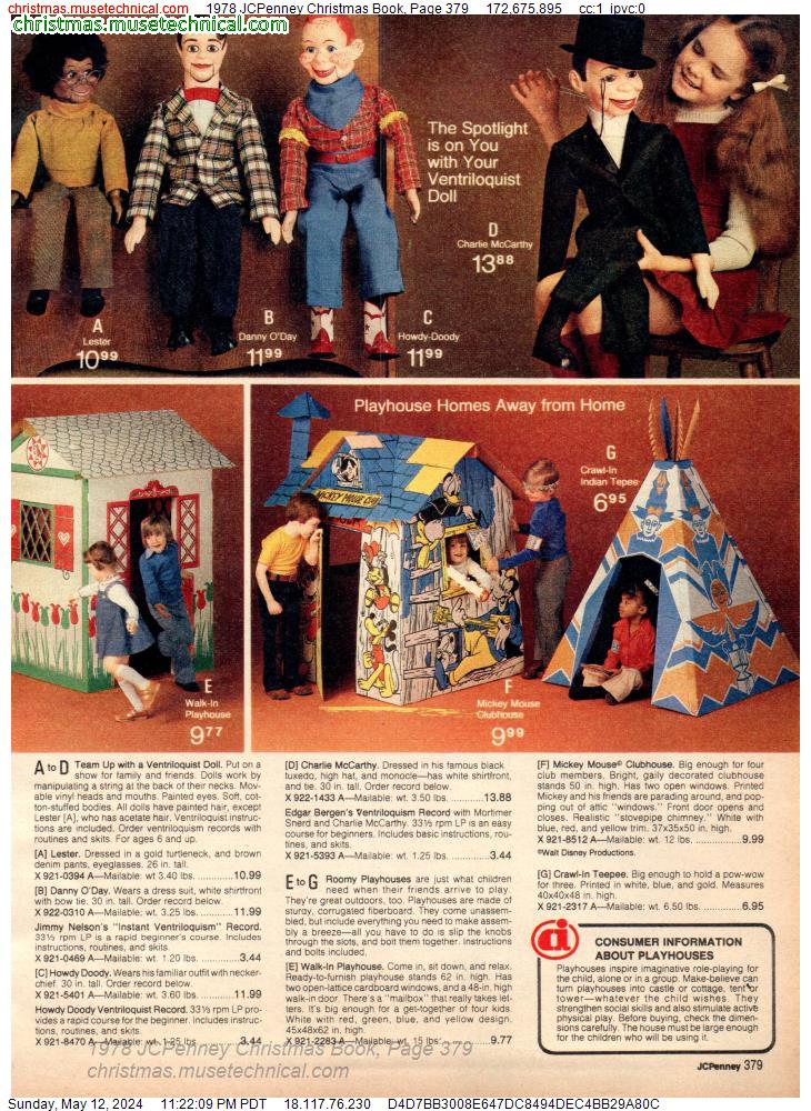 1978 JCPenney Christmas Book, Page 379