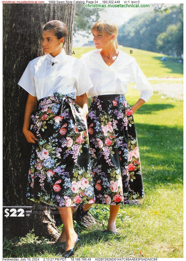 1989 Sears Style Catalog, Page 24