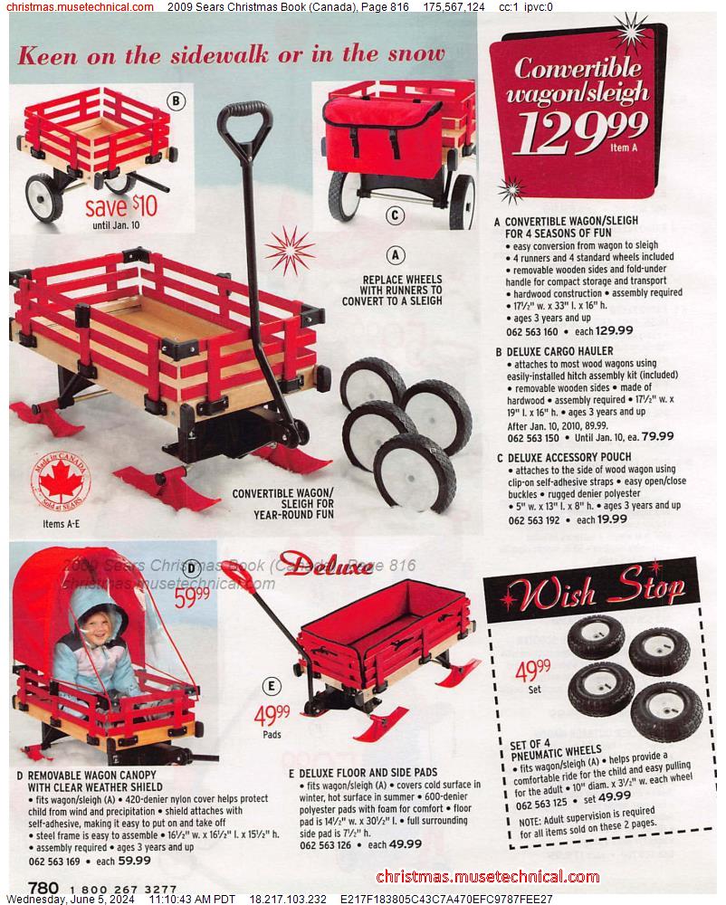 2009 Sears Christmas Book (Canada), Page 816