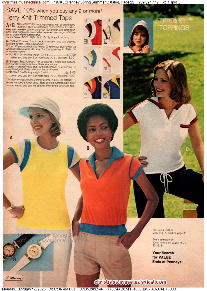 1978 JCPenney Spring Summer Catalog, Page 22