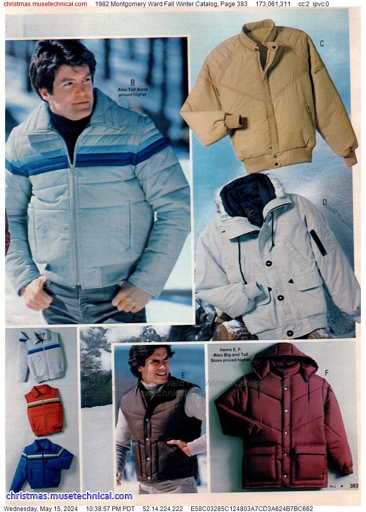 1982 Montgomery Ward Fall Winter Catalog, Page 383