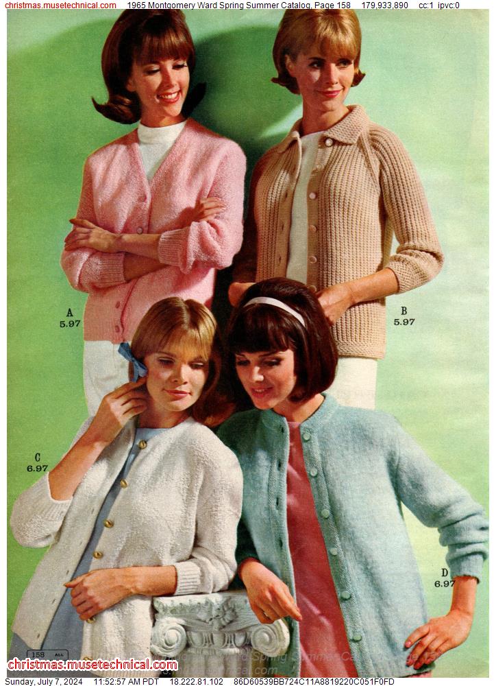 1965 Montgomery Ward Spring Summer Catalog, Page 158