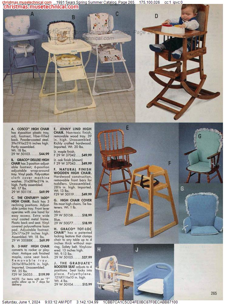 1991 Sears Spring Summer Catalog, Page 265