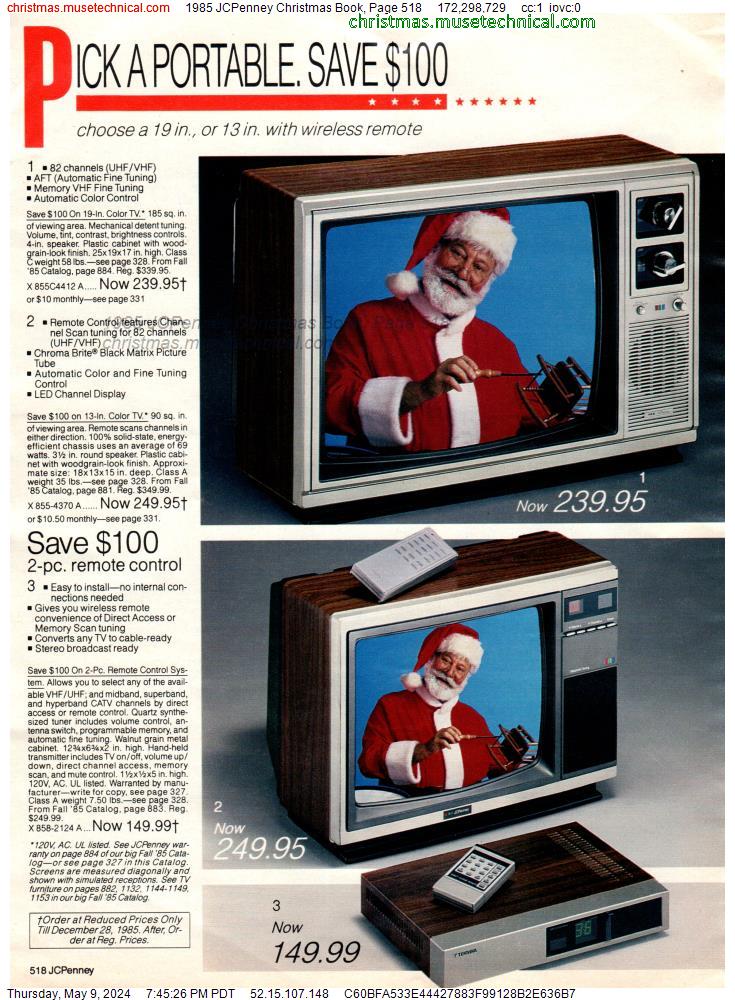 1985 JCPenney Christmas Book, Page 518