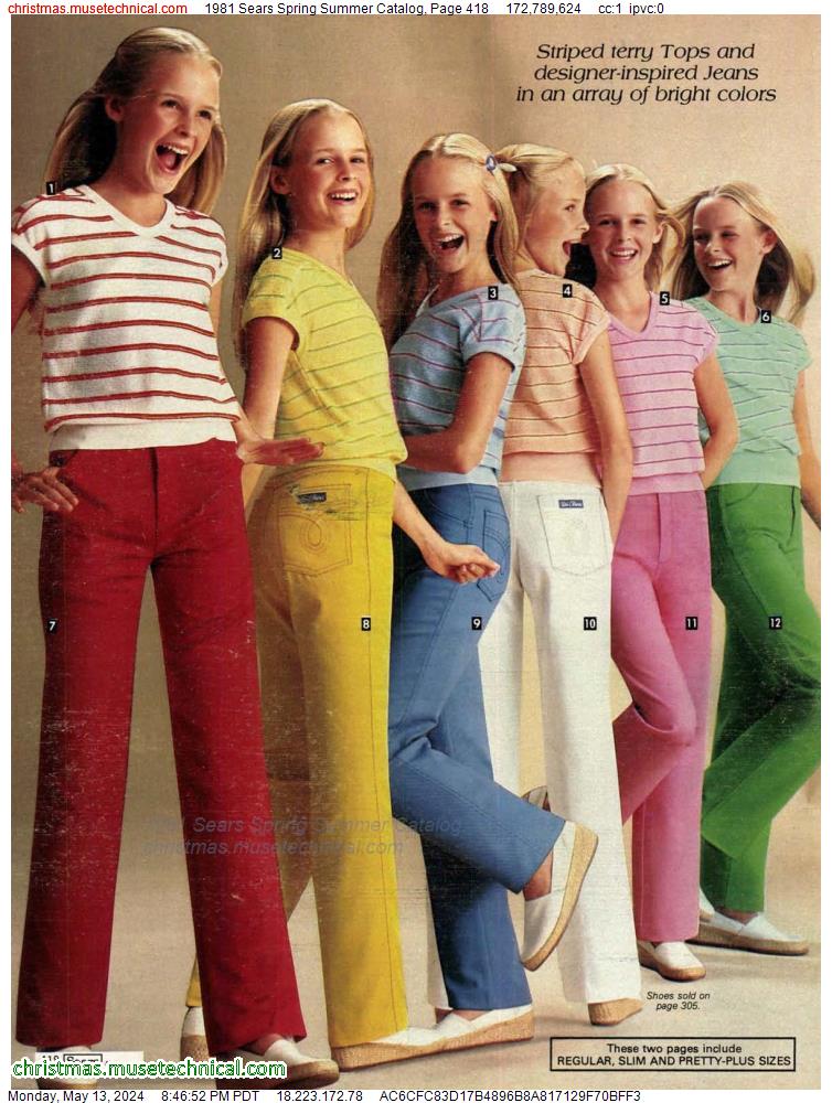 1981 Sears Spring Summer Catalog, Page 418