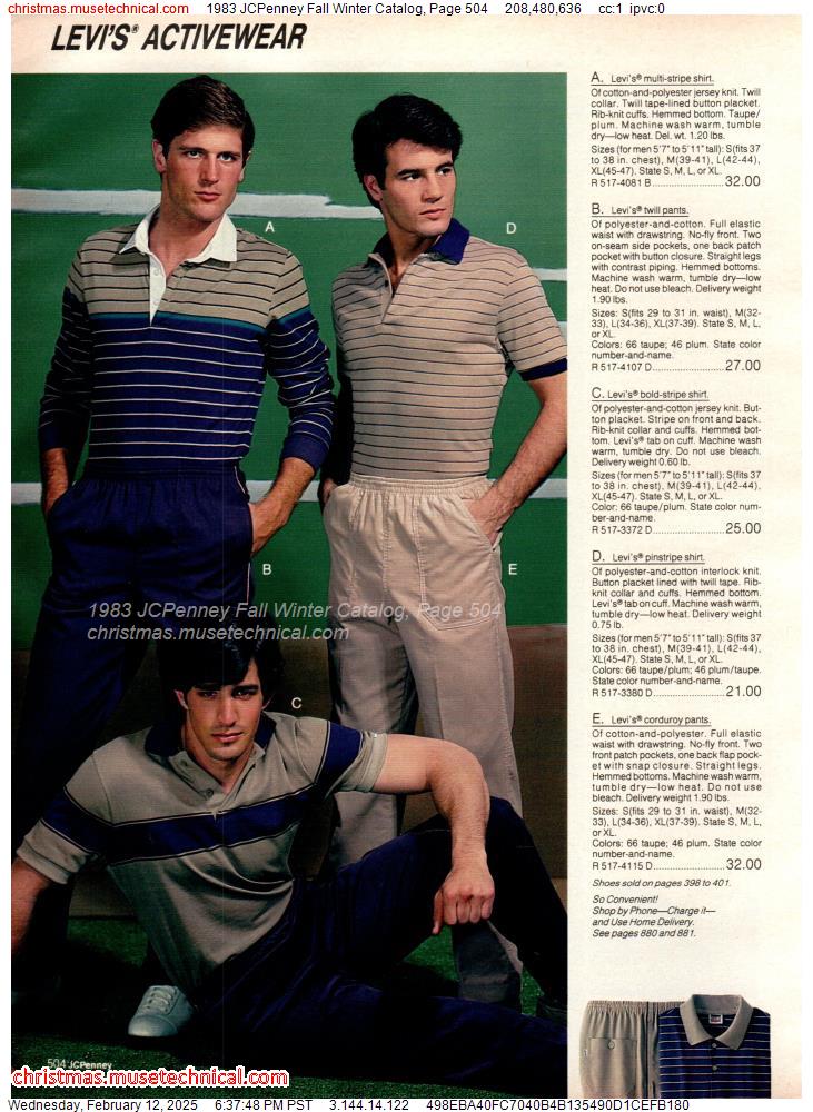 1983 JCPenney Fall Winter Catalog, Page 504