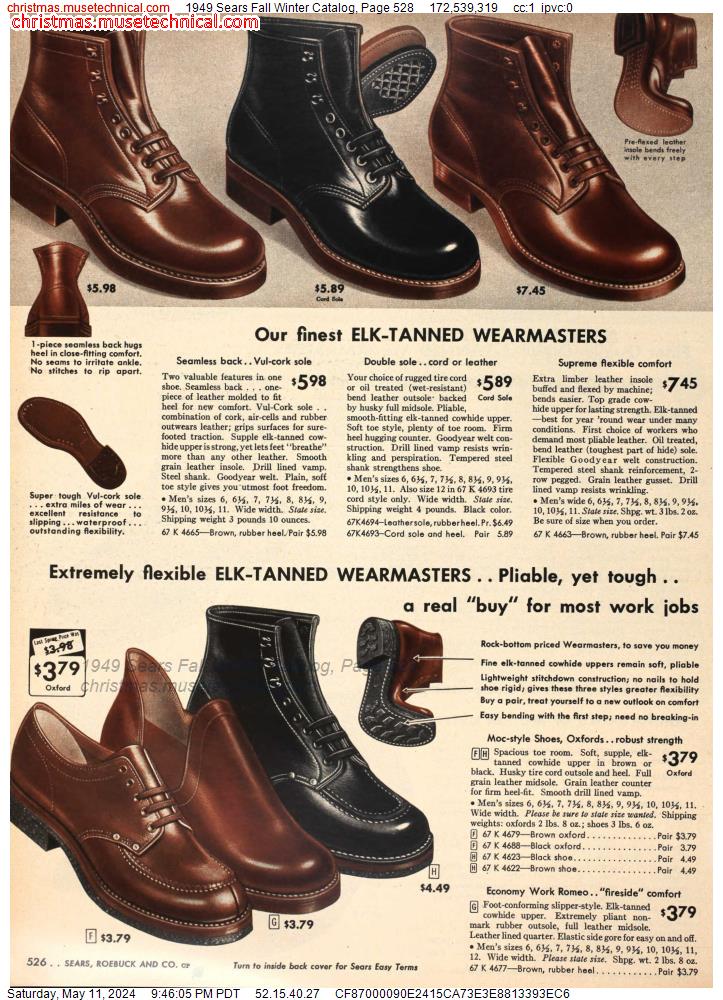 1949 Sears Fall Winter Catalog, Page 528