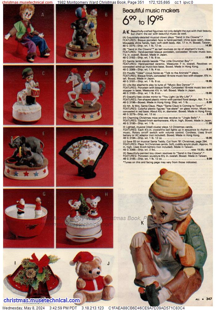 1982 Montgomery Ward Christmas Book, Page 351