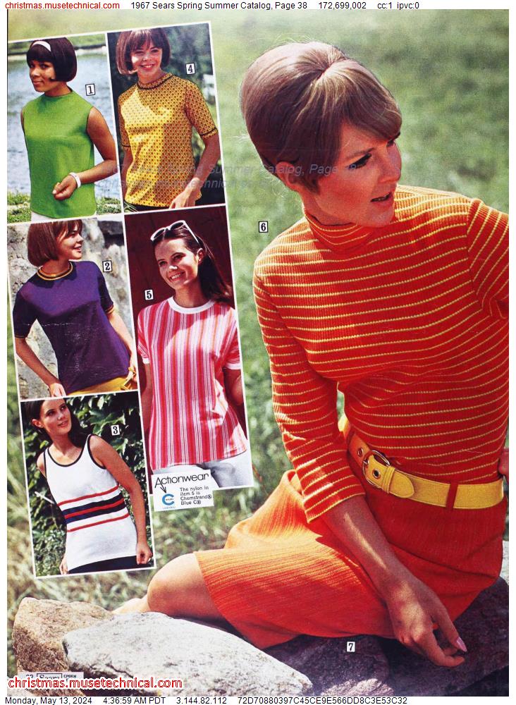 1967 Sears Spring Summer Catalog, Page 38