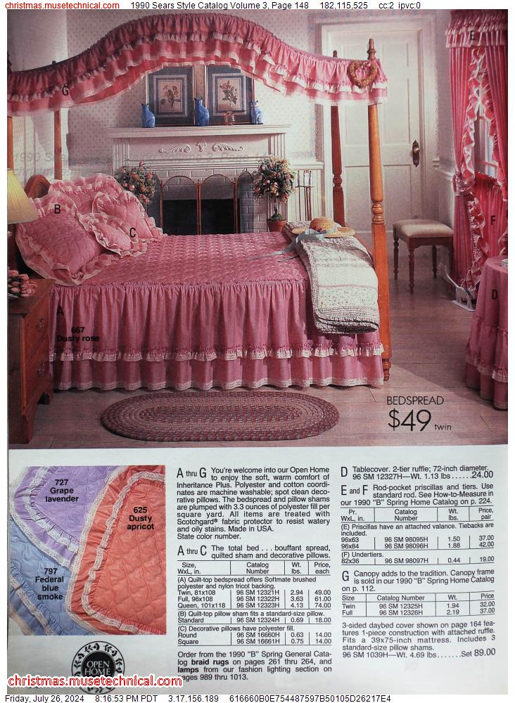 1990 Sears Style Catalog Volume 3, Page 148