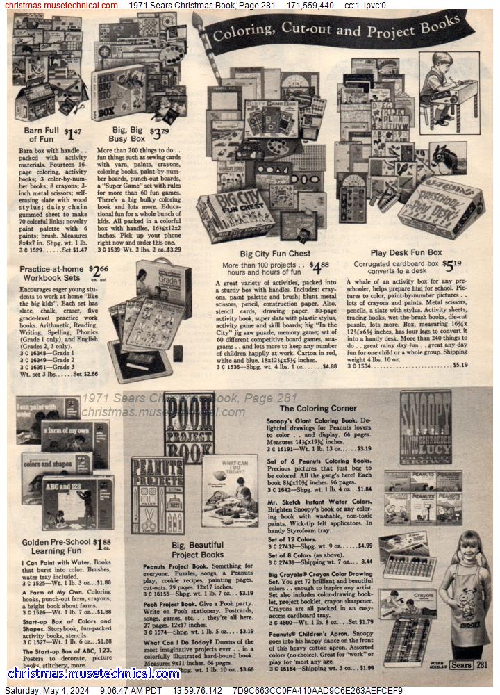 1971 Sears Christmas Book, Page 281