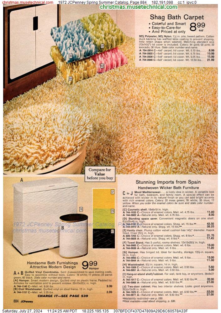 1972 JCPenney Spring Summer Catalog, Page 884